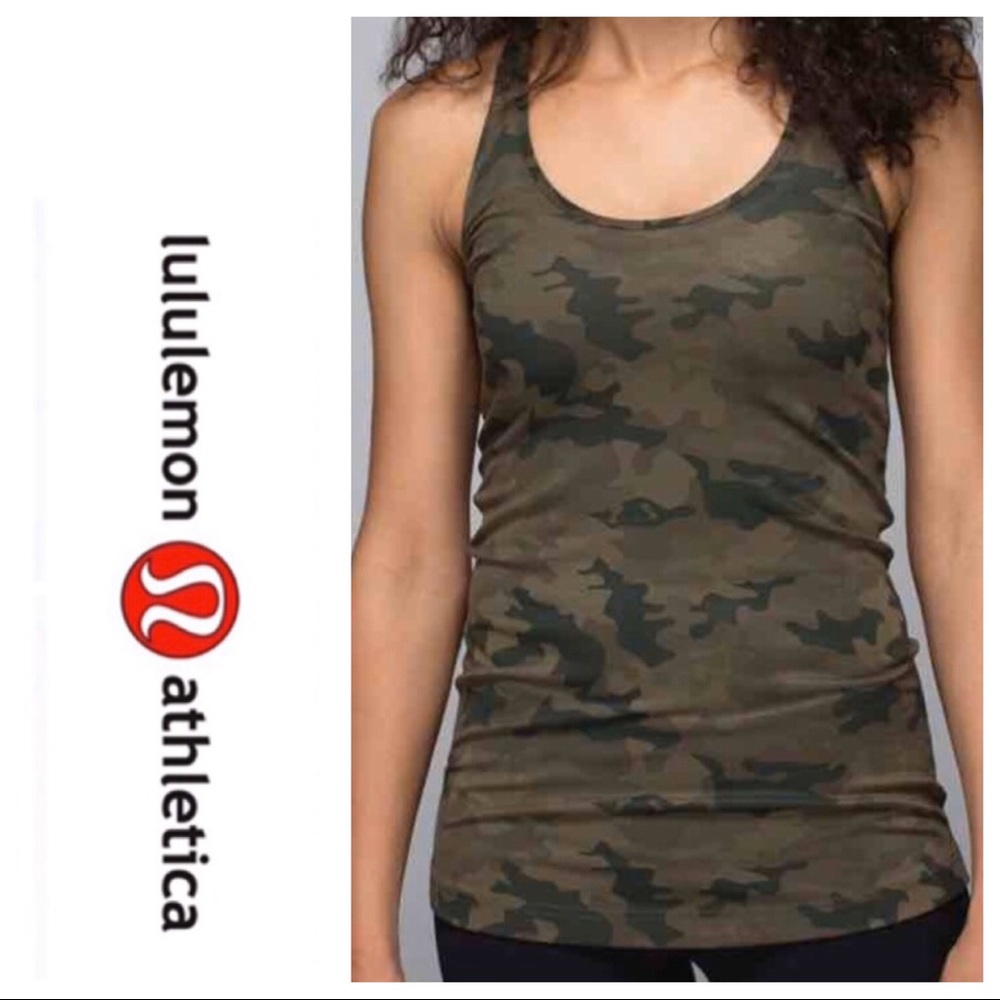 Lululemon Camo Cool Racerback Tank